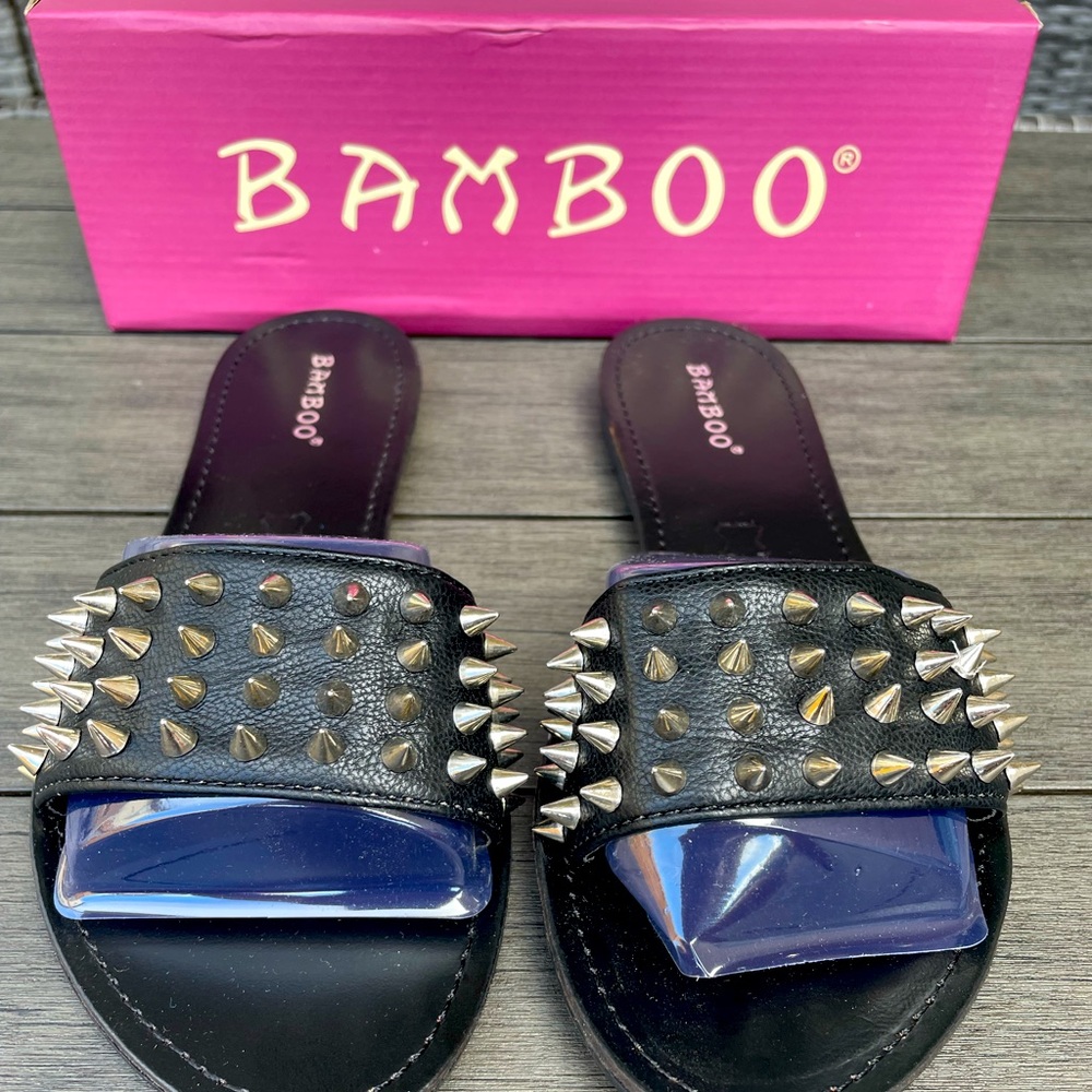 Bamboo Spiked Sandals